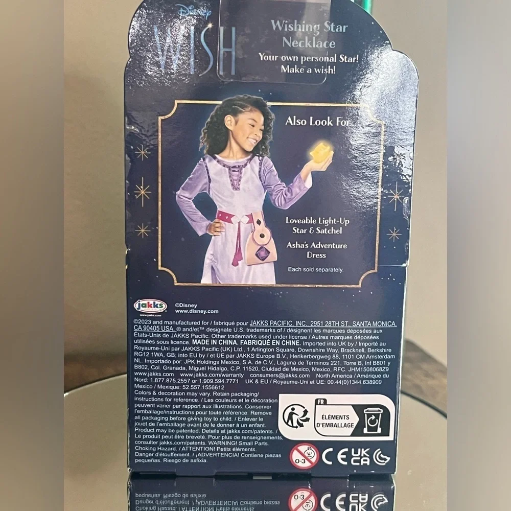 Disney Wish Wishing Star Necklace, new